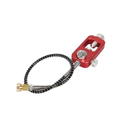 ZHELLY Tauchausrüstung, Mini-Sauerstoffflaschenadapter for Tauchausrüstung (Color : Red with Tube (psi dial), Size : Medium) von ZHELLY