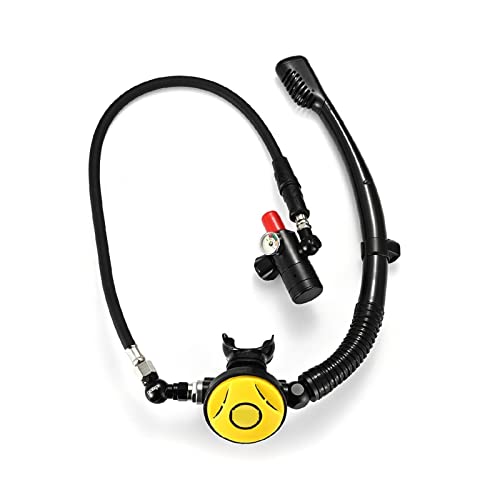 ZHELLY Tauchausrüstung, Schnorchel-Unterwassertauch-Rebreather-Tauchgerät, Tragbare Tiefschnorchelausrüstung (Color : SKU8 Black Head, Size : Medium) von ZHELLY