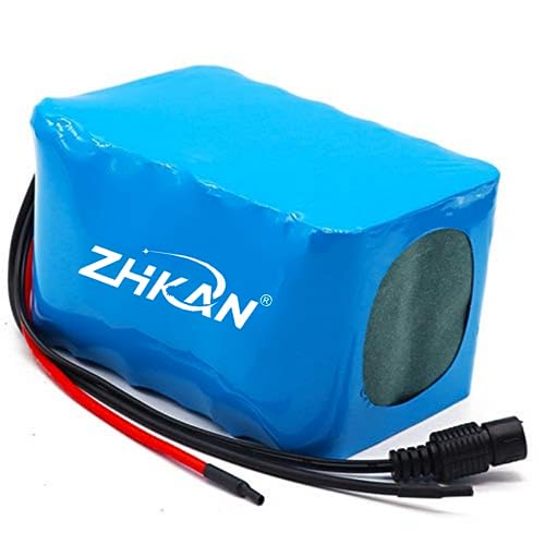 ZHIKAN 24V E-Bike Li-Ion Batterie 8AH 10AH 15AH High Power Batterie Für 50W -500W Ebike, Scooter, Motorrad, Go Kart Motor Mit BMS Anpassung akzeptieren Mit Ladegerät Batterie (24v 10Ah) von ZHIKAN