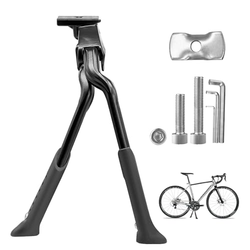 ZHIYUQL Fahrradständer Doppelständer Hinterbauständer Zweibeinständer 20-28 Zoll Verstellbarer Aluminiumlegierung von ZHIYUQL