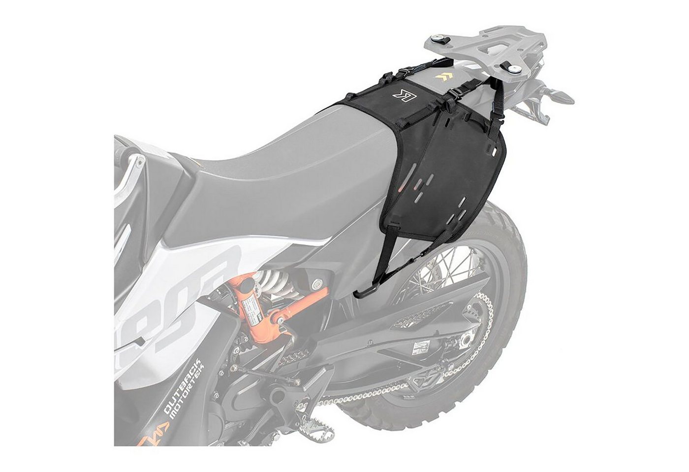 ZIEGER Fahrrad-Gepäckträger Kriega OS-Base kompatibel mit KTM 790 / 890 Adventure schwarz von ZIEGER