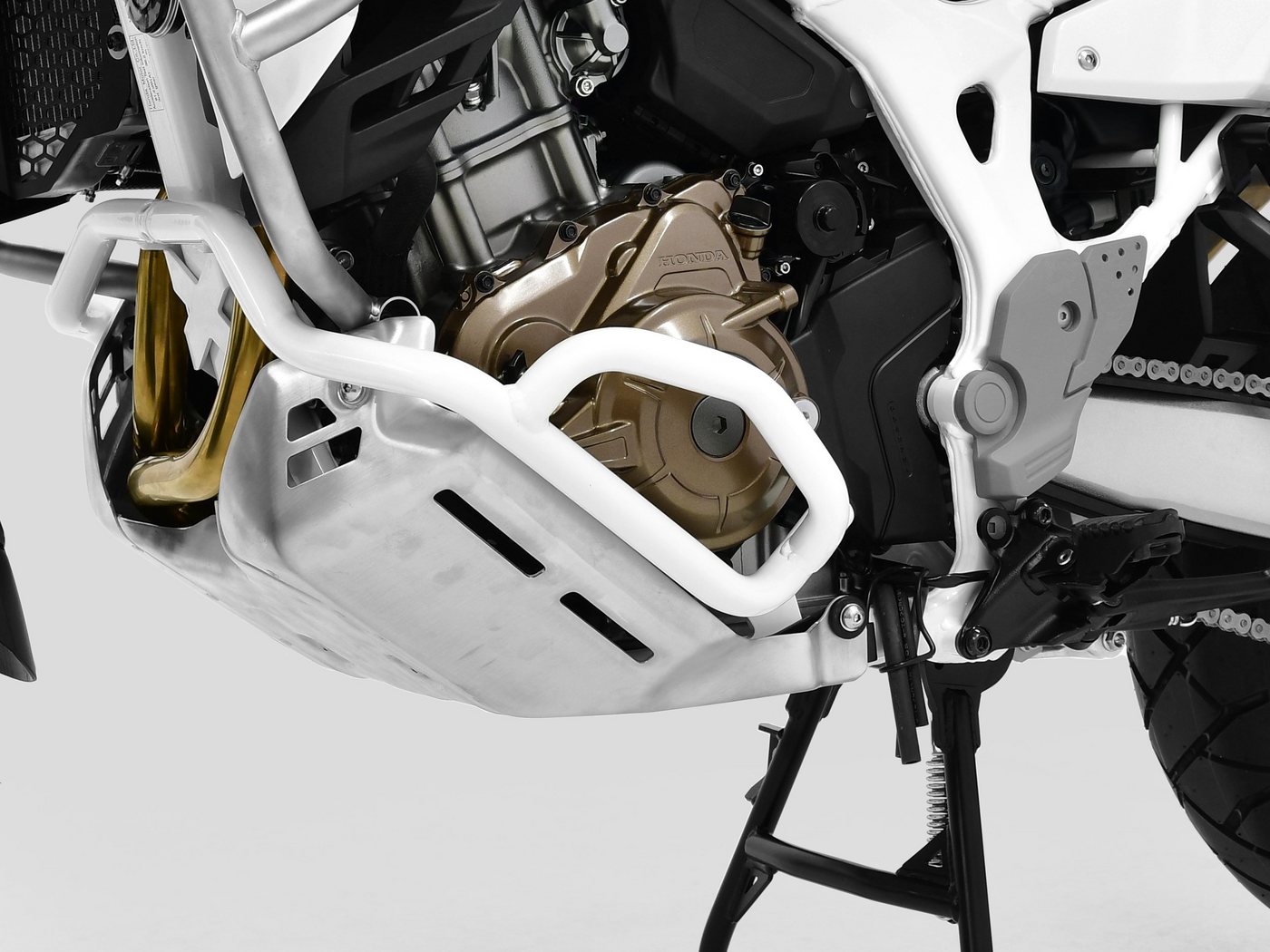 ZIEGER Motor-Schutzhülle Sturzbügel kompatibel mit Honda CRF 1000 L Africa Twin Ad. Sports weiß von ZIEGER