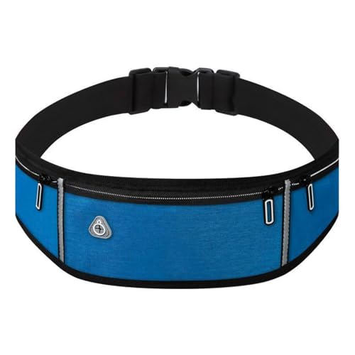 Hüfttasche, Wasserdicht Hüfttasche für Herren und Damen, Handytasche Sport Geldgürtel Wandern (Color : Blue 1, Size : 7.2 Inch) von ZILUXI