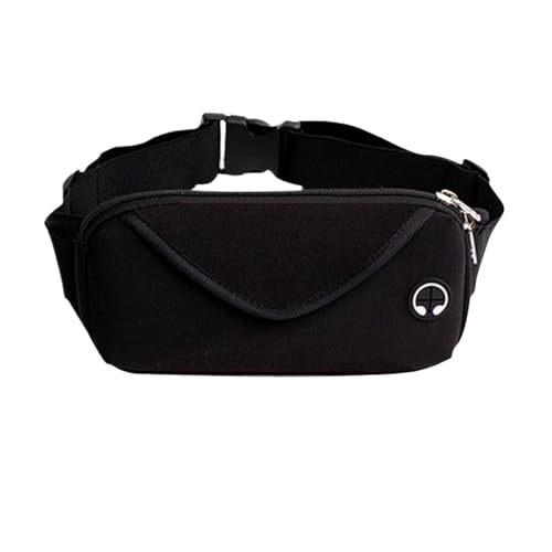Hüfttasche, wasserdichte GüRteltasche, Bauchtasche für Wandern Training im Freien (Color : Black, Size : One Size) von ZILUXI