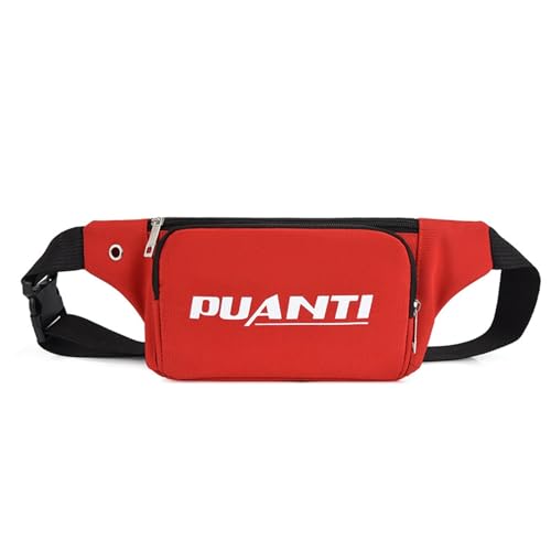 Hüfttasche, wasserdichte GüRteltasche, Bauchtasche für Wandern Training im Freien (Color : Red, Size : One Size) von ZILUXI