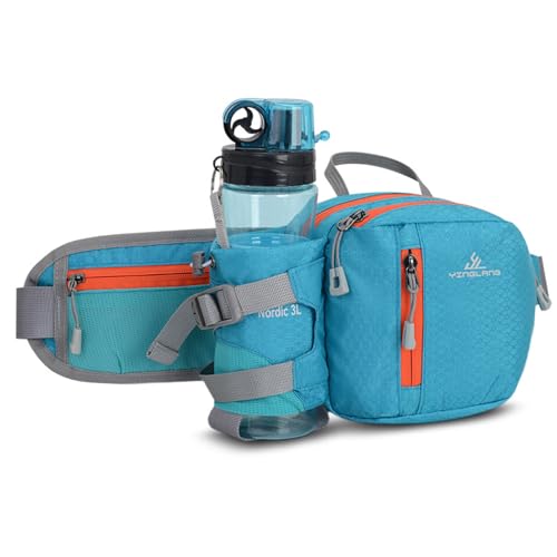 Hüfttasche Herren, Brusttasche Wasserdicht Unisex, Hüfttasche Sport Running Camping Fahrrad Reisen Joggen (Color : Blue, Size : One Size) von ZILUXI