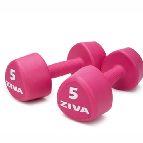 ZIVA Chic Studio 2 Mancuernas de 5kg Kurzhanteln, Rosa, Einheitsgröße von ZIVA