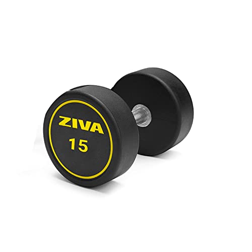 ZIVA Performance hanteln, schwarz/gelb, 15 Kg von ZIVA