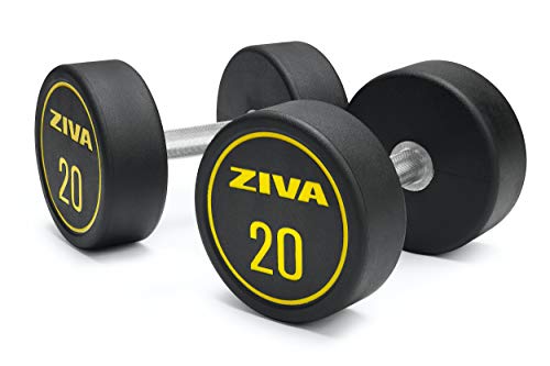 ZIVA Performance hanteln, schwarz/gelb, 20 kg von ZIVA