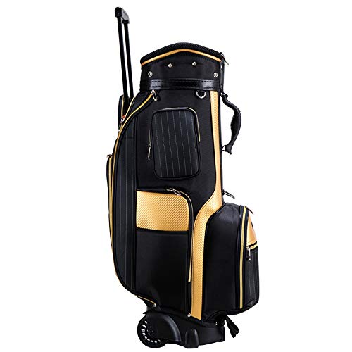 Leichte Golfschläger-Cart-Taschen mit Rädern, Golf-Standbag, Golf-Cart-Tasche, Golf-Reisetasche, Standard-Tasche, Organizer, tragbare Tragetasche von ZJDYDY