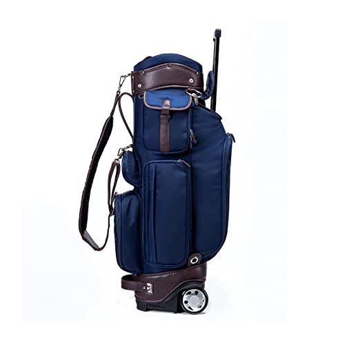 Leichte Golftasche für Herren, Golftasche mit Rollen, 6-Fach-Trennwand, rutschfest und verschleißfest, praktisch und zugänglich von ZJDYDY