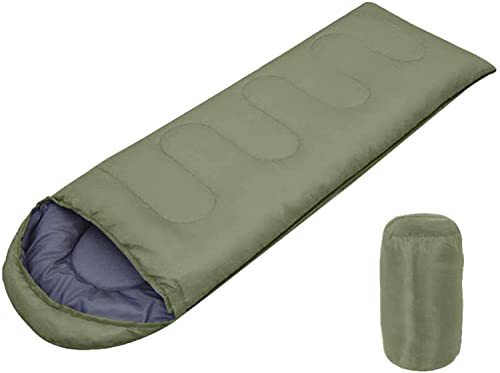 Camping-Schlafsäcke, 3-Jahreszeiten-Schlafsack für Erwachsene/Kinder – ideale Campingausrüstung für Festivals, Wandern und Rucksackreisen, verdickter Winterschlafsack von ZJIEDB