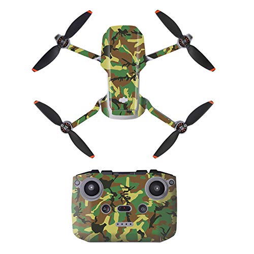 Mavic Mini 2 Schutzfolie Aufkleber Skin Kit, PVC Aufkleber Sticker für DJI Mavic Mini Drohne Fernbedienungs Schutzhülle Protective Cover Zubehör (E) von ZJRXM Zubehör für DJI Drone