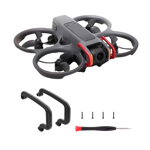 ZJRXM Avata 2 Drohne Stoßstange Schutzstange Zubehör, Schutzleiste Halterung Gimbal Kamera Bumper Schutz für DJI Avata 2 Drone, Antikollisions im Flug (Schwarz) von ZJRXM