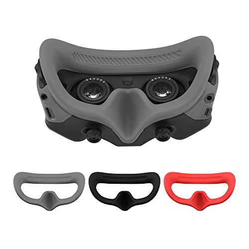 ZJRXM Avata FPV Drone Zubehör, Faceplate Eye Pad Schutzhülle für DJI Goggles 2 (Grau) von ZJRXM