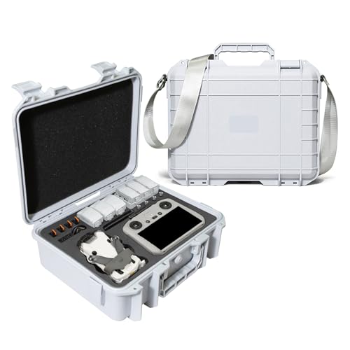 ZJRXM Mini 4 Pro Koffer Tasche, Hartschalenkoffer für DJI Mini 4 Pro Drone Zubehör, Kompakte Tragetasche mit Tragegurt für DJI Mini 4 Pro von ZJRXM