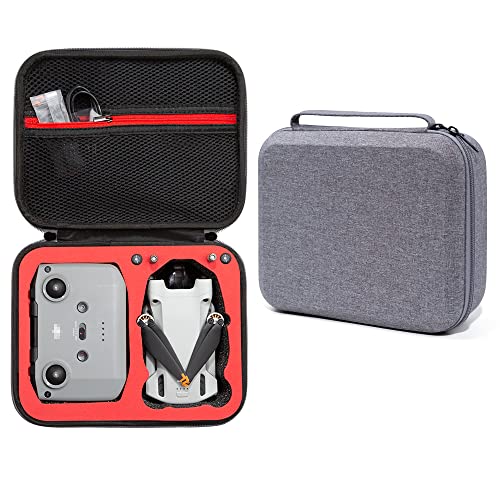 ZJRXM Tasche für DJI Mini 3 Pro Drone Zubehör, Mini 3 Pro Tragetasche Portable Handtasche Tragekoffer Case für DJI Mini 3 Pro RC-N1 Fernbedienung und Zubehör (Rot) von ZJRXM