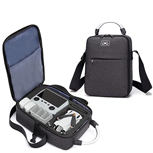 ZJRXM Tasche für DJI Mini 3 Pro Drone Zubehör, Tragetasche Aufbewahrungs Tasche Tragbare Umhängetasche Handtasche für DJI Mini 3 Pro (Schwarz) von ZJRXM