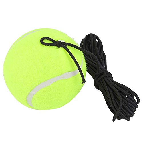 Tennisball Mit Schnur Tennisball Tennis-Anfänger Mit 4 M Elastischem Gummi-String-Tennis-Trainer Bounce Ball Für Indoor- Und Outdoor-Training Und Single Practice Training Ball von ZJchao