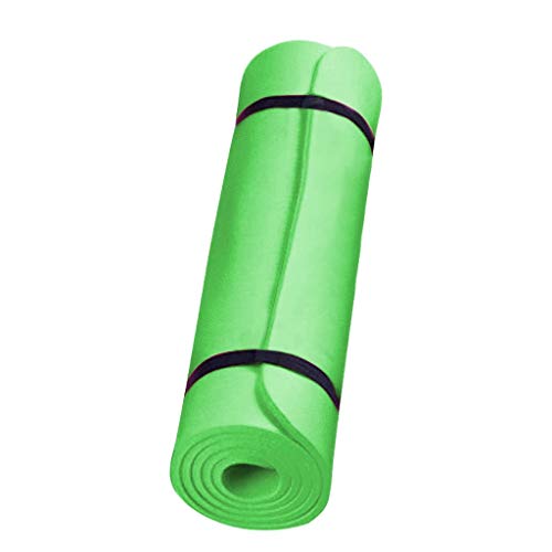 Pilates Yogamatte, Top-Material,Gymnastikmatte,Rutschfest Trainingsmatte & komfortable Fitnessmatte,Sportmatte für Yoga Home Gym Fitness Pilates - Extra Dicke (183x60x0,4cm, C-grün) von ZKB