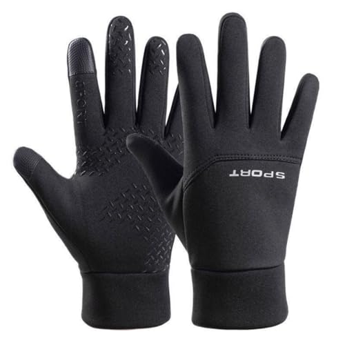 ZKGYUS 1 Paar Radsport-Handschuhe für Herren Damen Fahrradhandschuhe Warme Winterhandschuhe Wasserabweisende Touchscreenhandschuhe Winddichte Laufhandschuhe rutschfeste Sporthandschuhe von ZKGYUS