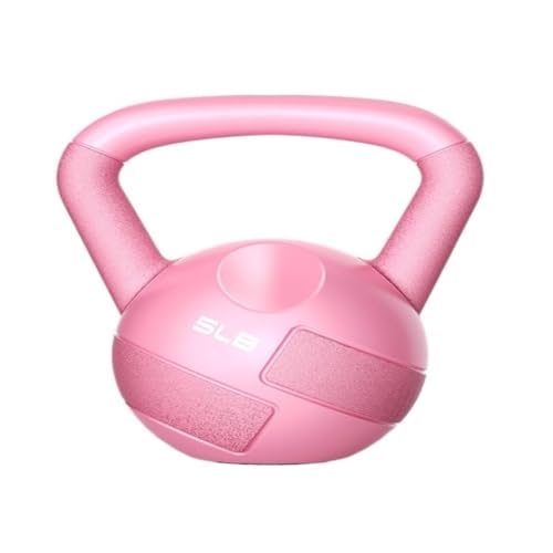 Hantel Fitnessgeräte Solide Kettlebell Haushalt Männer Und Frauen Fitness Lift Zement Kettlebell Hantel Dumbell (Color : Pink, Size : 15lb) von ZKSXSM