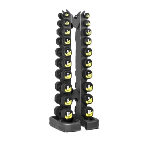 Hantel Hantel-Kraft-Fitnessgeräte for Männer und Frauen, Armtraining und Brusttraining, Hantel-Set-Version Dumbell (Color : Black, Size : 55kg) von ZKSXSM