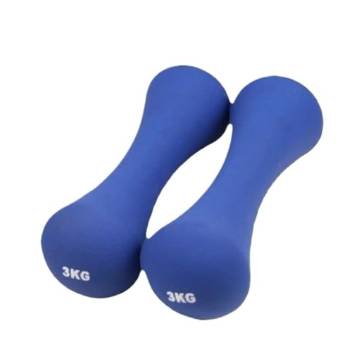 Hantel Heimfitnessgeräte Knochenhanteln For Frauen, Sprungübungen, Schlankheitsarme, Yoga, Fitnesshanteln Dumbell (Color : Blue, Size : 6kg) von ZKSXSM
