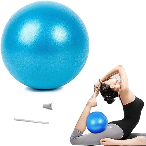 Gymnastikball Kleiner,Pilates-Ball,25cm Soft Yoga Ball,Anti-Burst-Übungsball,Yoga Ball Exercise,Soft Aufblasbarer Ball,Fitness Ball für Yoga,Pilates,Balance,Physiotherapie,Stretching und Core-Fitness von ZLXFT