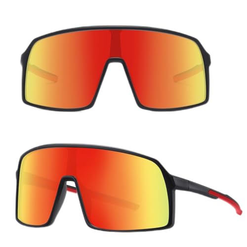 ZNBIOINA Polarisierte Sport-Sonnenbrille, UV400 Schutz Sonnenbrille für Radfahren, Angeln, Fahren, Baseball, Golf (H06) von ZNBIOINA