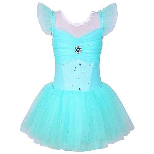 ZNYUNE Mädchen Kinder Ballett Tanz Kleid Klassik Ballettanzug 315 AppleGreen XXL von ZNYUNE