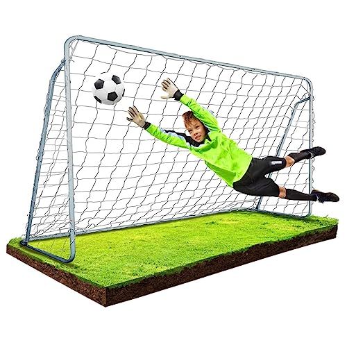 ZOLTA Fußballtore Draußen für Kinder 213 x 150 x 90cm - Fussballtor mit Torwand - Fussballtore für Garten - Fussball Tor von ZOLTA