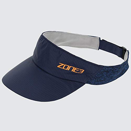 Zone3 2019 Lightweight Race Visor, Marineblau/Blau meliert/reflektierendes Silber, Einheitsgröße von ZONE3