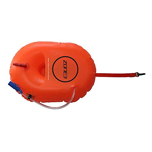 ZONE3 Swim Safety Boje/Trinkschutztasche, hohe Sichtbarkeit, Orange, Einheitsgröße von ZONE3