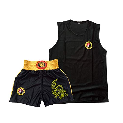 XIZONLIN Wushu Fitness Sanda Kleidung - Muay Thai Anzug Kick Boxshorts Sportbekleidung Kampfsport Kampfausrüstung, Unisex Erwachsene/Kinder von ZONLIN