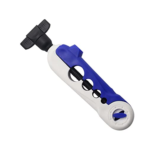 ZONTTR Tragbarer Angelschnur-Wickler, Spule, Baitcast-Mini-Spule, Angelwerkzeuge (weiß-blau) von ZONTTR