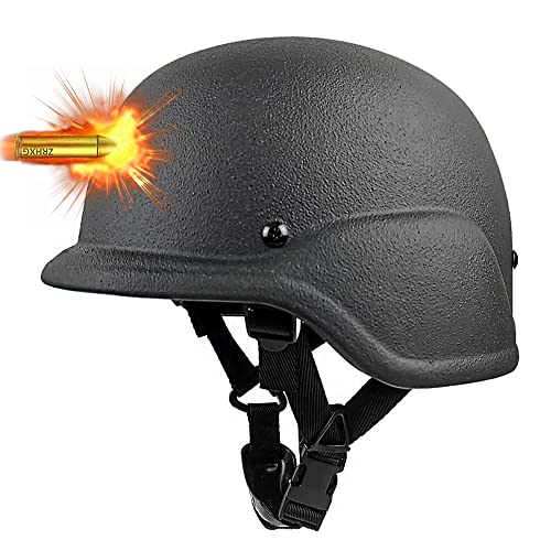 M88 Kugelsicherer Helm Militär Ballistischer Helm Gefechtshelm, aus Aramid, Airsoft Schusssichere Helm mit Anti-vibrationssystem Dämpfungssystem von ZRHXG