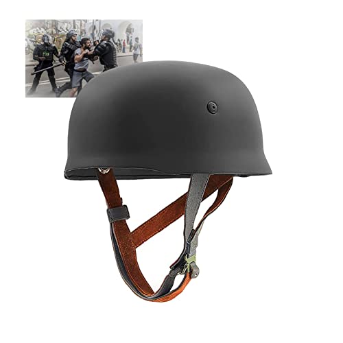 ZRHXG M38 Deutscher Helm, explosionsgeschützte Helme for Fallschirmjäger, Kopfschutz, taktischer Helm, geeignet for Film, Parade, Militärfan, Training CS von ZRHXG