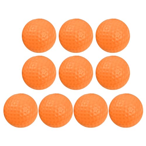 ZSYTF 10 Stück Übungsbälle Elastische Schaumstoffe Weicher Trainingsball Übungsball Für Schwungtrainingshilfen Innen Und Außenbereich PU Schaumball Weicher Golfball von ZSYTF