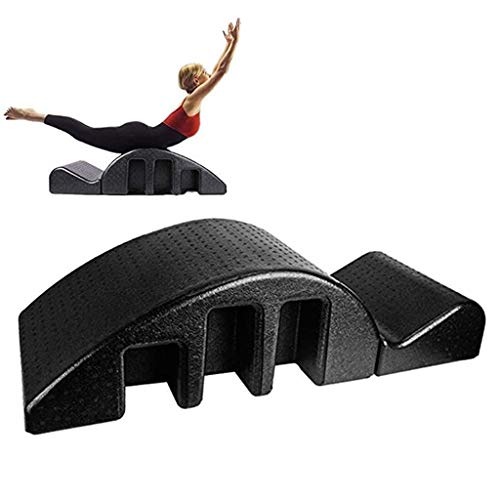 Pilates Wirbelsäulenausrichtungskorrektor, Pula Arc Gebogenes Massagetischbett Yoga Arch Roller Fitnessgeräte, Kurvenhaltung Wirbelsäulenkorrektur Unterstützung Wirbelsäule Rücken Lendenwirbelsäule von ZTGHS