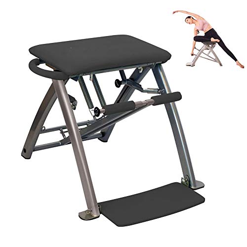 ZTGHS Pilates Yoga Aid Stuhl, Verstellbare Klapp Heimtrainer Multifunktions Fitness Workouts Kraftaufbau Hocker von ZTGHS