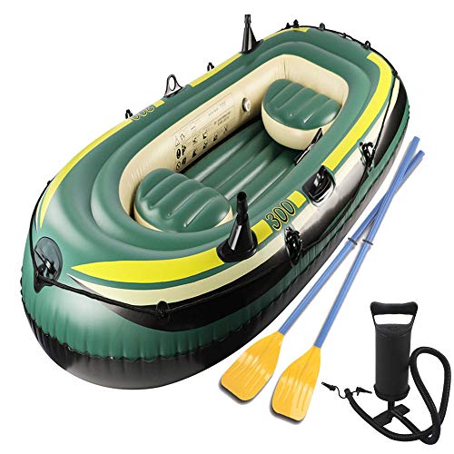 ZUOZUIYQ Aufblasbare Fischerboote für Erwachsene 2 Personen, Schlauchboot für Kinder mit Paddeln, Schlauchboote zum Angeln, Schlauchboot-Kajakflöße, Schlauchboot-Kajak von ZUOZUIYQ