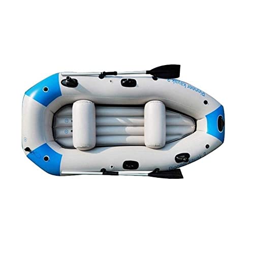 ZUOZUIYQ Aufblasbares Kajak Pro Schlauchboot, aufblasbare Kanus, Boot + Paddel + Pumpe, 2/3 Personen Wassersport von ZUOZUIYQ