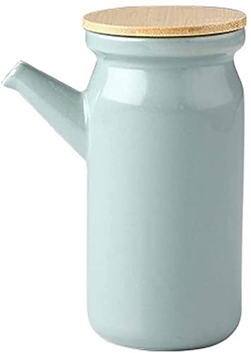 ZUOZUIYQ Keramik-Öl- und Essigspenderflaschen mit Korkstopfen - 500ml Küchen-Drizzler für Olivenöl oder Essig von ZUOZUIYQ