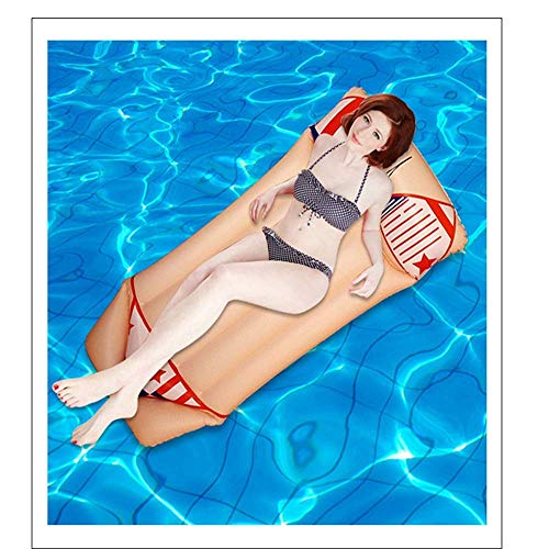ZUOZUIYQ Pool-Schwimmkörper, Wasserhängematte, aufblasbare Pool-Schwimmkörper, Luftmatratzen, aufblasbare Wasser-Schwimmreihe, schwimmendes Bett, aufblasbare Wasserliege, Bikini für Erwachsene, von ZUOZUIYQ