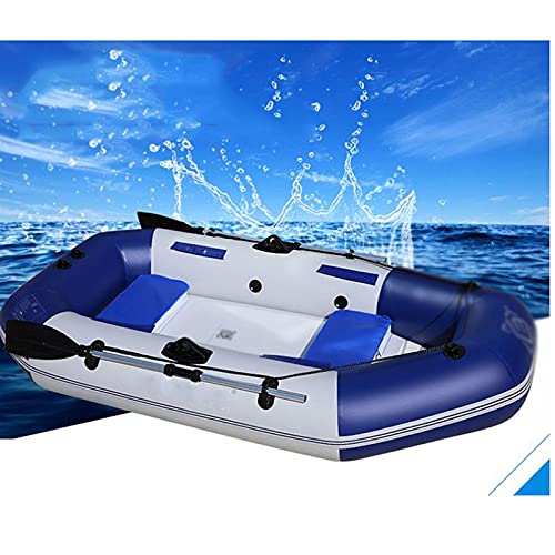 ZUOZUIYQ Schlauchboot mit Rudern, PVC-Schlauchboot-Luftmatratze, strapazierfähig, für 5–6 Personen, Schlauchboot, Beiboot, Fischerboot von ZUOZUIYQ