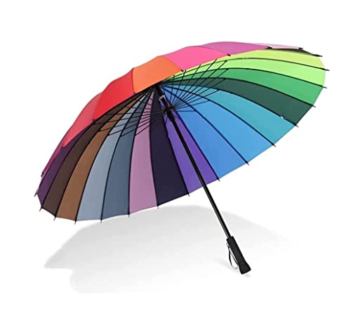 ZUOZUIYQ Winddichter Regenschirm, 139 cm, automatischer offener Regen- und Sonnenschirm, Holzgriff, tragbarer, belüfteter Regenschirm, Reiseschirm für Männer und Frauen (blau: C) von ZUOZUIYQ