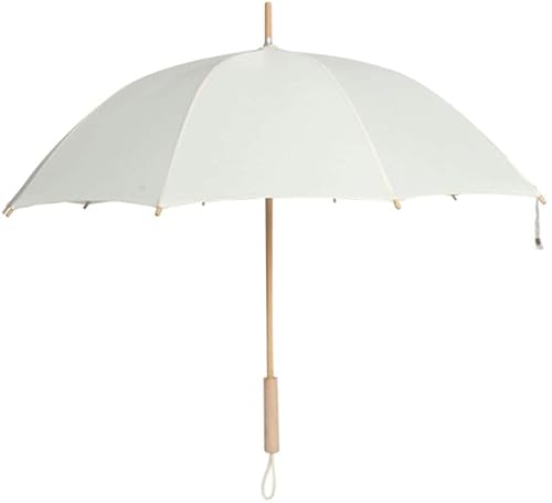 ZUOZUIYQ Winddichter Regenschirm, Outdoor-Regenschirm, einfarbig, Massivholz, Langer Griff, Regenschirm, Reise-Regenschirm, doppelt vergrößert, leistungsstarker Regenschirm, Reise-Regenschirm für von ZUOZUIYQ