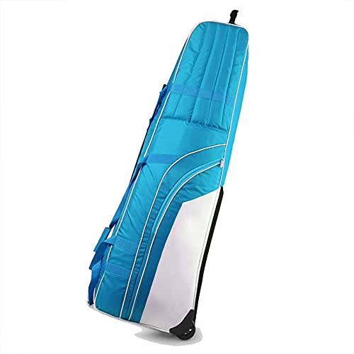 Golf-Standtasche, einfach zu tragen, platzsparend, integrierte Rollengriffe, wasserdicht und verschleißfest, leichte, organisierte Golftasche (blau) Warm as Ever von ZURBAQD