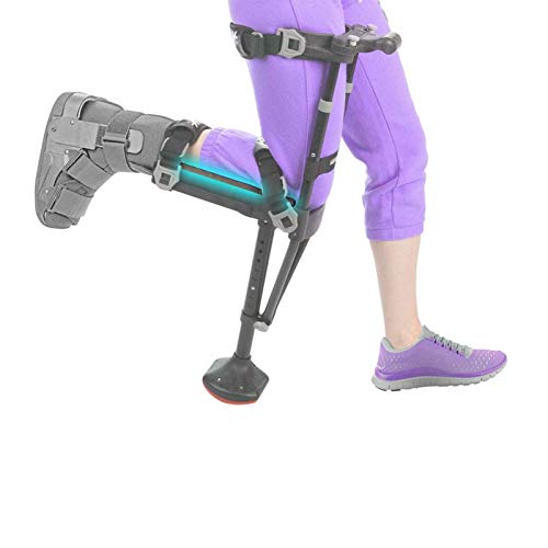 Verstellbare handfreie Kniegehstütze, Kniegehhilfe, Kniegehstütze, Mobilitätsunterstützung für Verletzungen/Behinderung/ältere Menschen, unterstützt nach oben, für Verletzungen und Behinderungen, von ZURBAQD